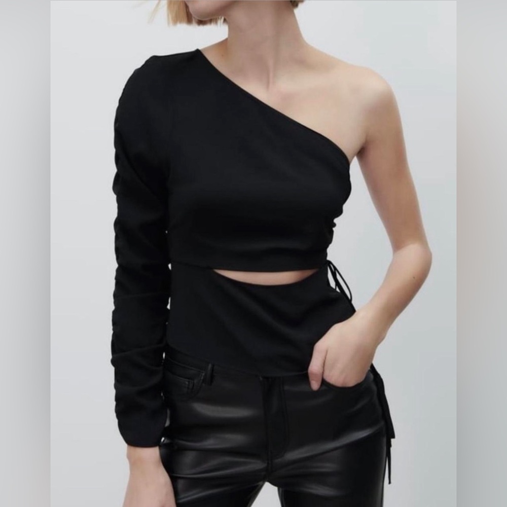 Zara one shoulder top